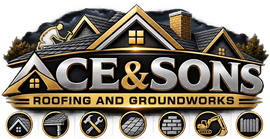 Ace and Sons Roofing and Groundworks. Roofing, guttering, roof repairs, driveways, patios, groundworks, fencing.